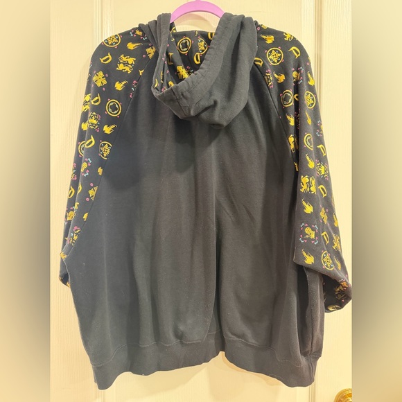 Disney Sleeping Beauty Castle Hoodie Women’s 1X Black Full Zip Disneyland - Picture 4 of 4